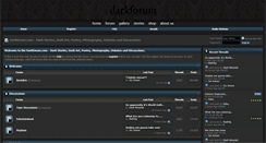 Desktop Screenshot of darkforum.com