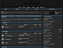 Tablet Screenshot of darkforum.com